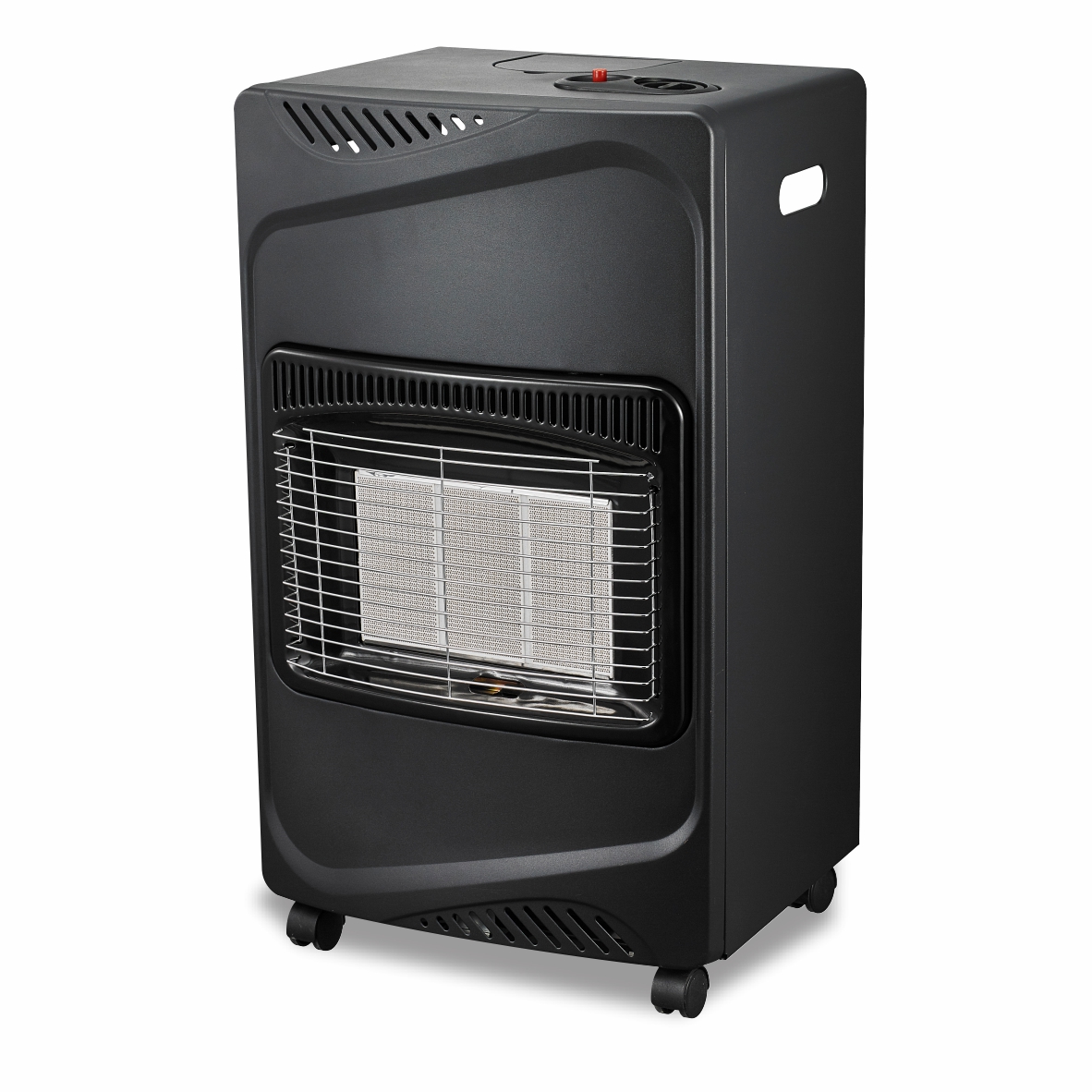 total full body black gas heater